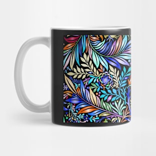 Colorful Leaves Pattern Mug